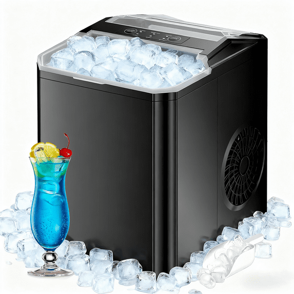 Panaromia 26.5 lbs/Day Capacity Portable Ice Maker