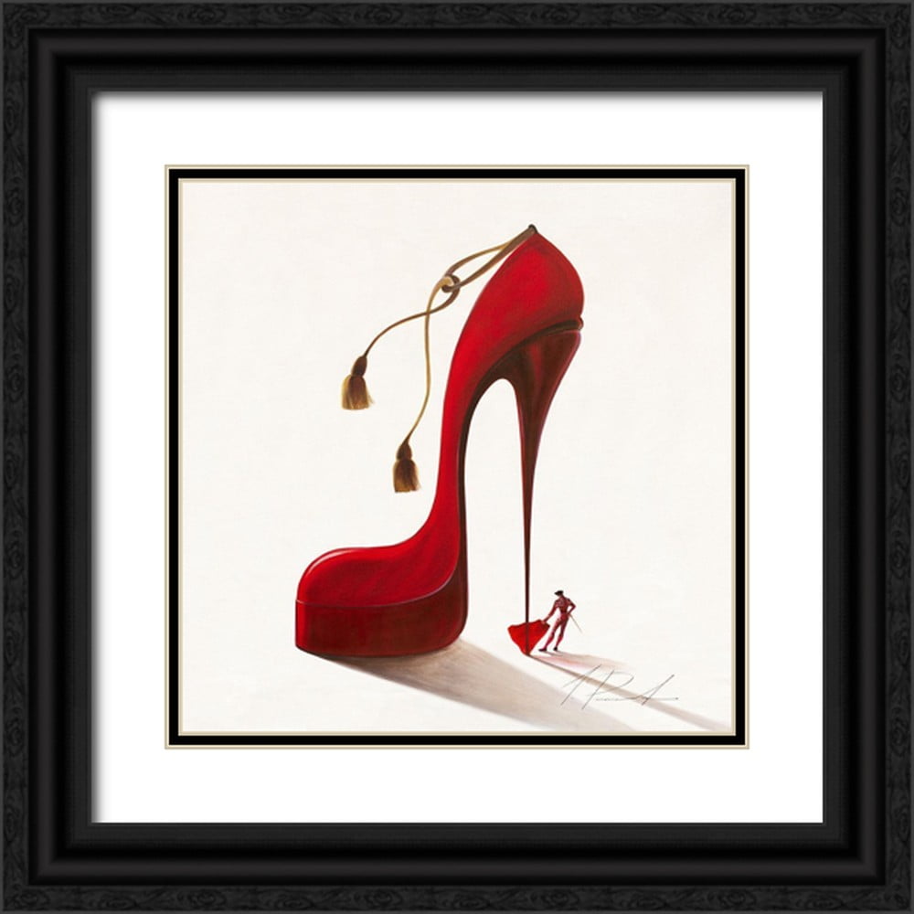 Panasenko, Inna 15x15 Black Ornate Wood Framed with Double Matting ...