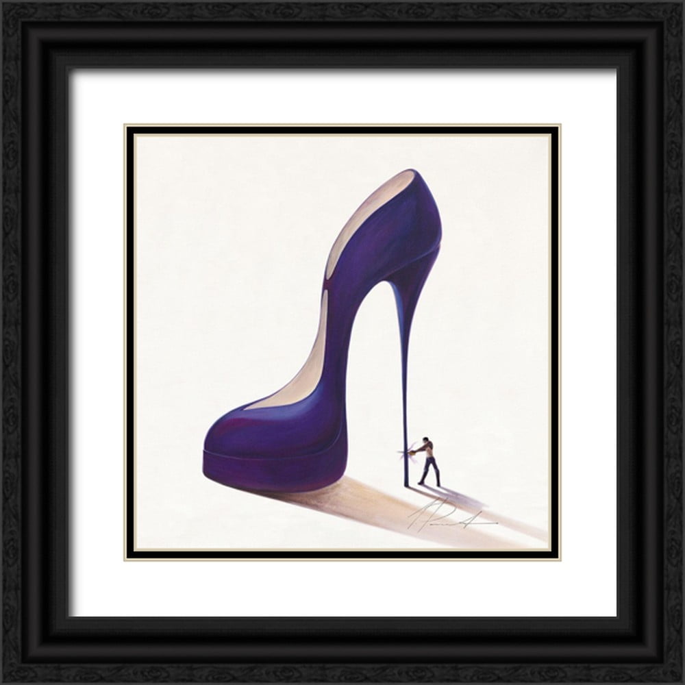 Panasenko, Inna 15x15 Black Ornate Wood Framed with Double Matting ...