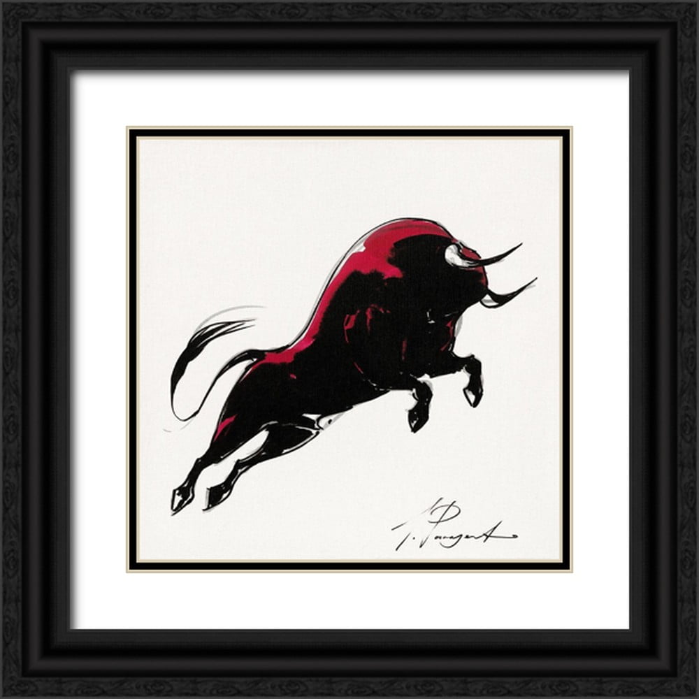 Panasenko, Inna 15x15 Black Ornate Wood Framed with Double Matting ...