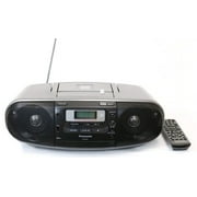 Panaso RXD55GCK Boombox - High Power Mp3 Cd Am-Fm Radio Cassette Recorder