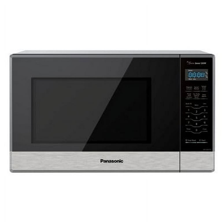 Panasonic NN-SN67K Microondas, 1.2 pies cúbicos, acero inoxidable/plata