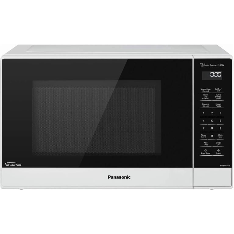 Panasonic NN-SN65KW 1.2 Cu.ft, 1200W, Microwave w/ Sensor Cooking