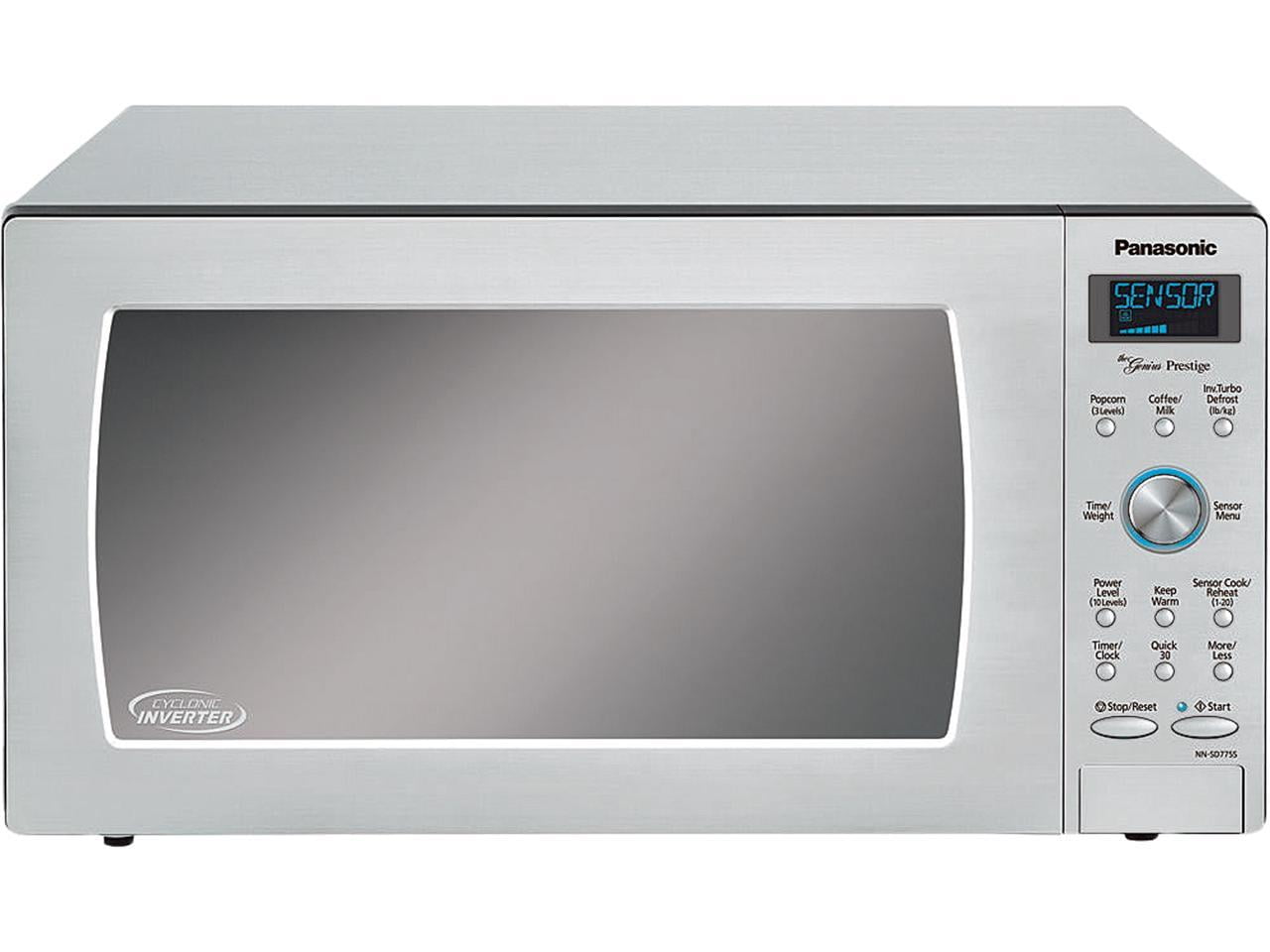 Panasonic 1.6-Cu. Ft. 1250W Built-In / Countertop Cyclonic Wave Microwave Oven with Inverter Technology in Stainless Steel