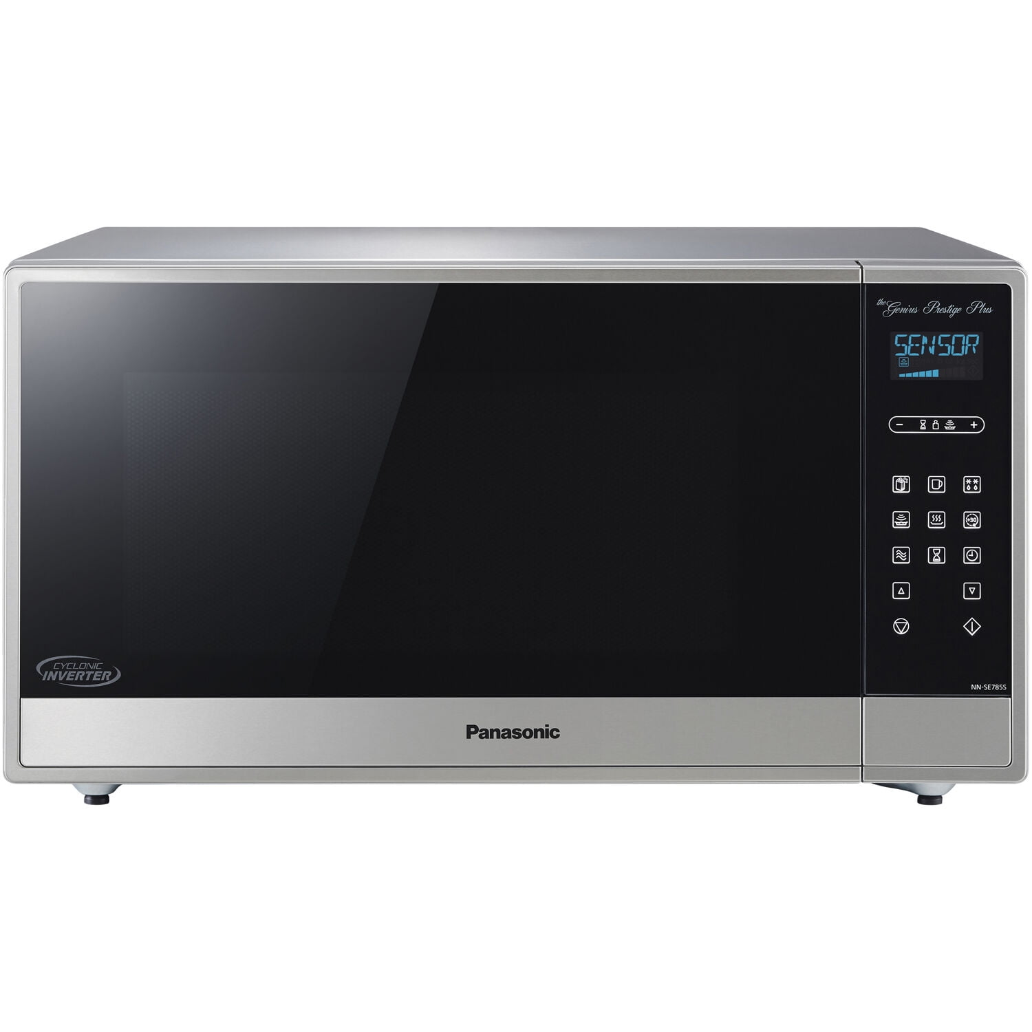 Panasonic 1.6-Cu. Ft. Built-In/Countertop Cyclonic Wave Microwave Oven with  Inverter Technology in Fingerprint-Proof Stainless Steel