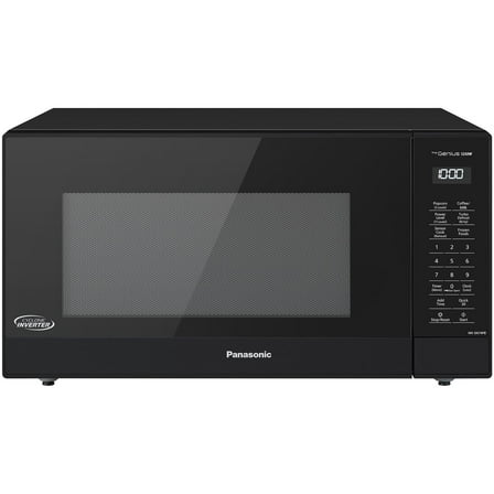 Panasonic 1.6-cu. ft. 1250W Countertop Microwave with Inverter Technology, Black NN-SN74PB