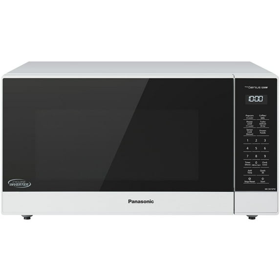 Panasonic 1.6-cu. ft. 1250W Countertop Microwave with Inverter Technology, White NN-SN74PW