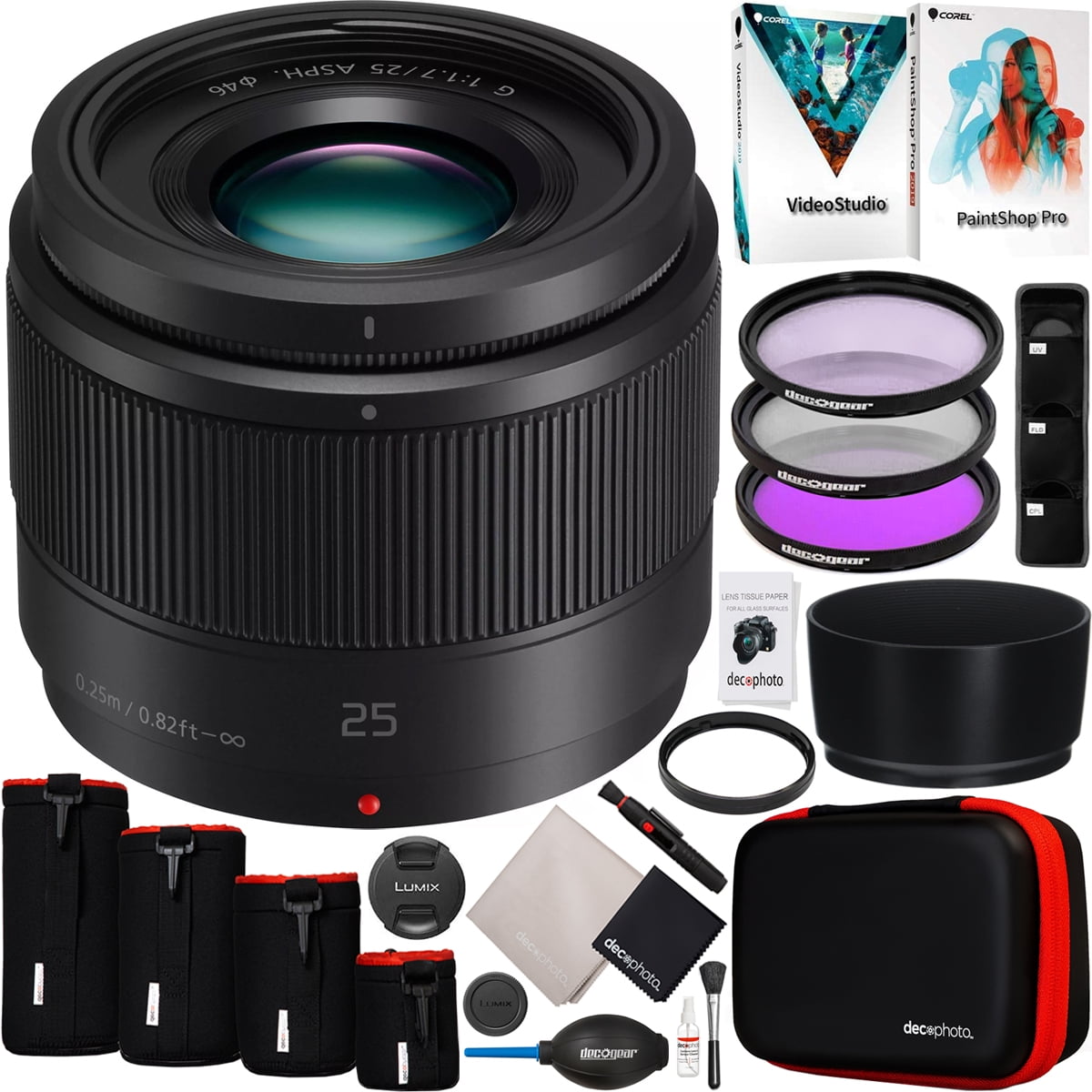 Panasonic 25mm F1.7 LUMIX G Lens for Micro Four Thirds Cameras 