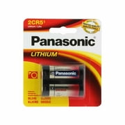 Panasonic 2CR5 6 Volt Photo Lithium Battery 4 Batteries