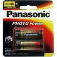 thumbnail image 1 of Panasonic 2CR5 6-Volt Photo Lithium Cylinder Battery (2 Batteries), 1 of 1