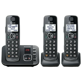 Panasonic KX-TG3611SXB Cordless Landline Phone (Black) Cordless Landline  Phone