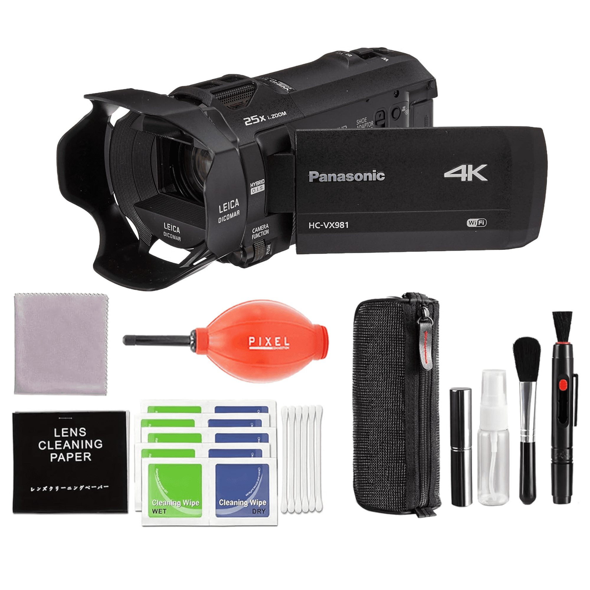 Panasonic 4K Ultra HD Video Camera Camcorder HCVX981K, 20X Optical