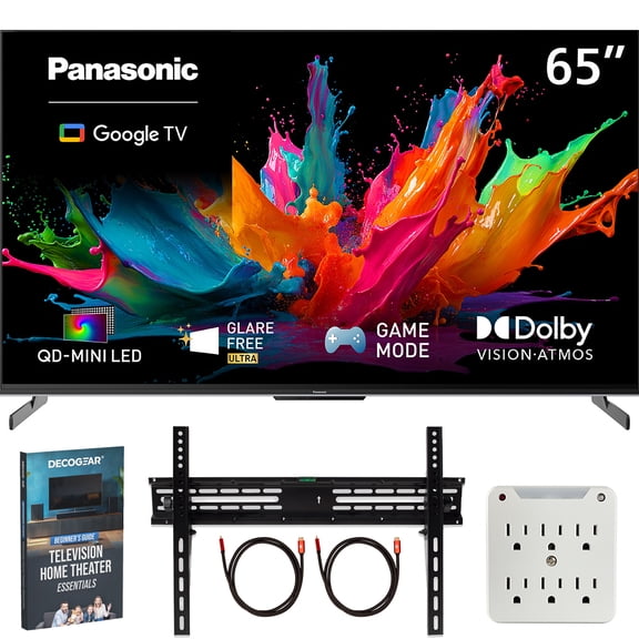 Panasonic 65" W85C 4K 3840x2160 60Hz QD-Mini LED Google TV (2026) Bundle