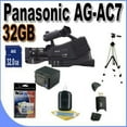 thumbnail image 1 of Panasonic AG-AC7 Shoulder Mount AVCHD Camcorder W/32GB SDHC Memory + Extra Extended Life Batteries + Full Size Tripod +, 1 of 3