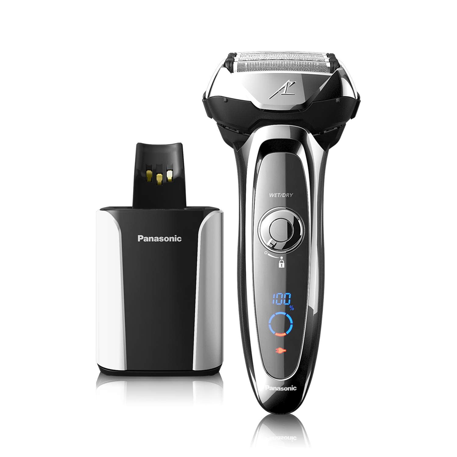 Panasonic ARC5 - Maquinilla de afeitar eléctrica para hombres con  recortadora emergente, afeitadora eléctrica de 5 hojas en seco y húmedo con  sensor