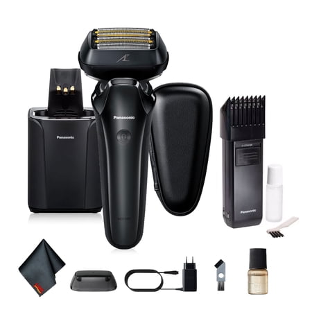 Panasonic ARC6 Luxury 6-Blade Men's Electric Shaver (ES-LS9A-K) Bundle