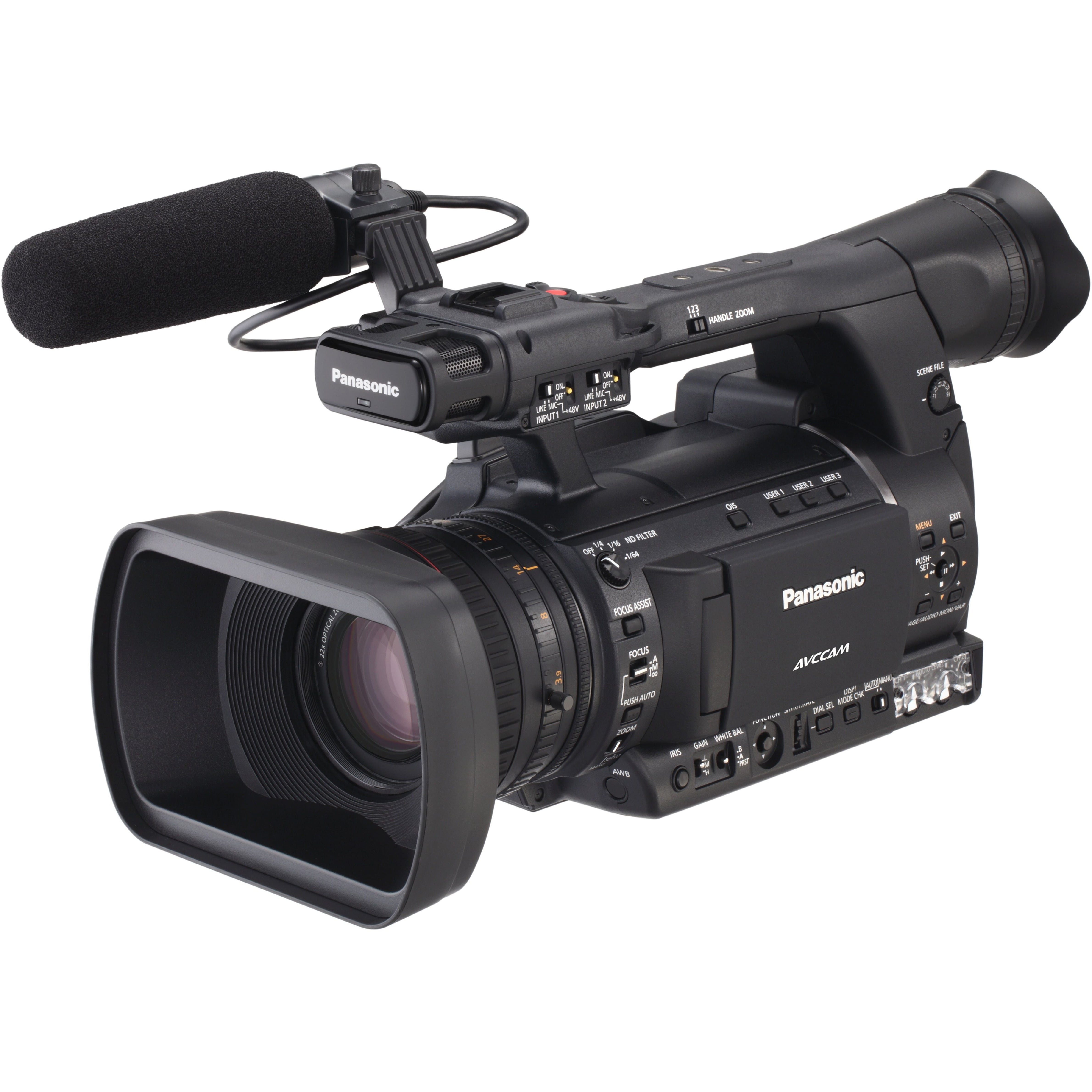 Panasonic AVCCAM AG-AC160A Digital Camcorder, 3.5