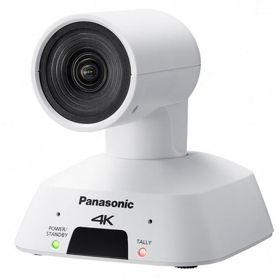 Panasonic AW-UE4WG Video Conferencing Camera - White - USB - 3840 x 2160 Video - MOS Sensor - 4x Digital Zoom - Network (RJ-45) - Notebook, Computer
