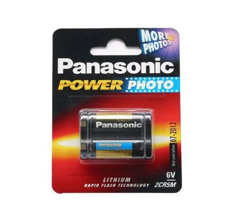 Panasonic Alkaline / Lithium Battery - Power Photo 2Cr5M Battery - Pack Of 10