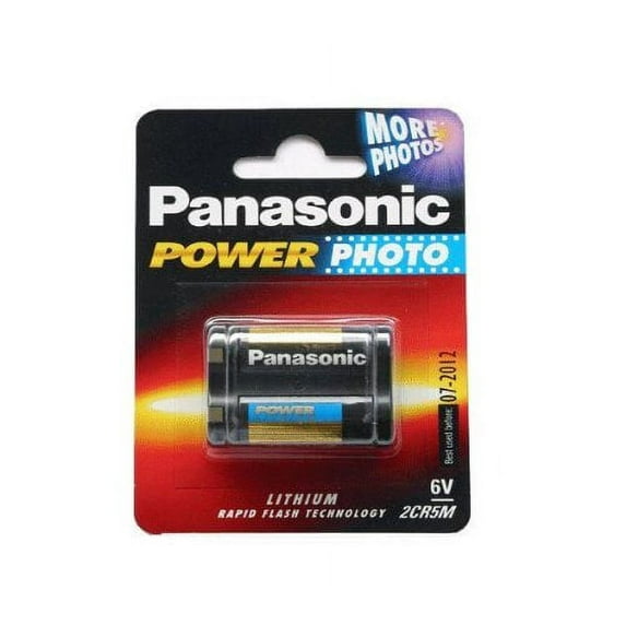 Panasonic Alkaline / Lithium Battery - Power Photo 2Cr5M Battery - Pack Of 10