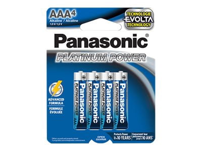 Panasonic Platinum Power LR03XP4B - Battery 4 x AAA - alkaline