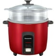 thumbnail image 1 of Panasonic Automatic Rice Cooker And Vegetable Steamer - Red, Black (sr-y22fgjr), 1 of 2