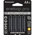 thumbnail image 1 of Panasonic BK-3HCCA4BA Eneloop Pro AA High-Capacity Ni-MH Pre-Charged Rechargeable Batteries, 4-Battery Pack, 1 of 3