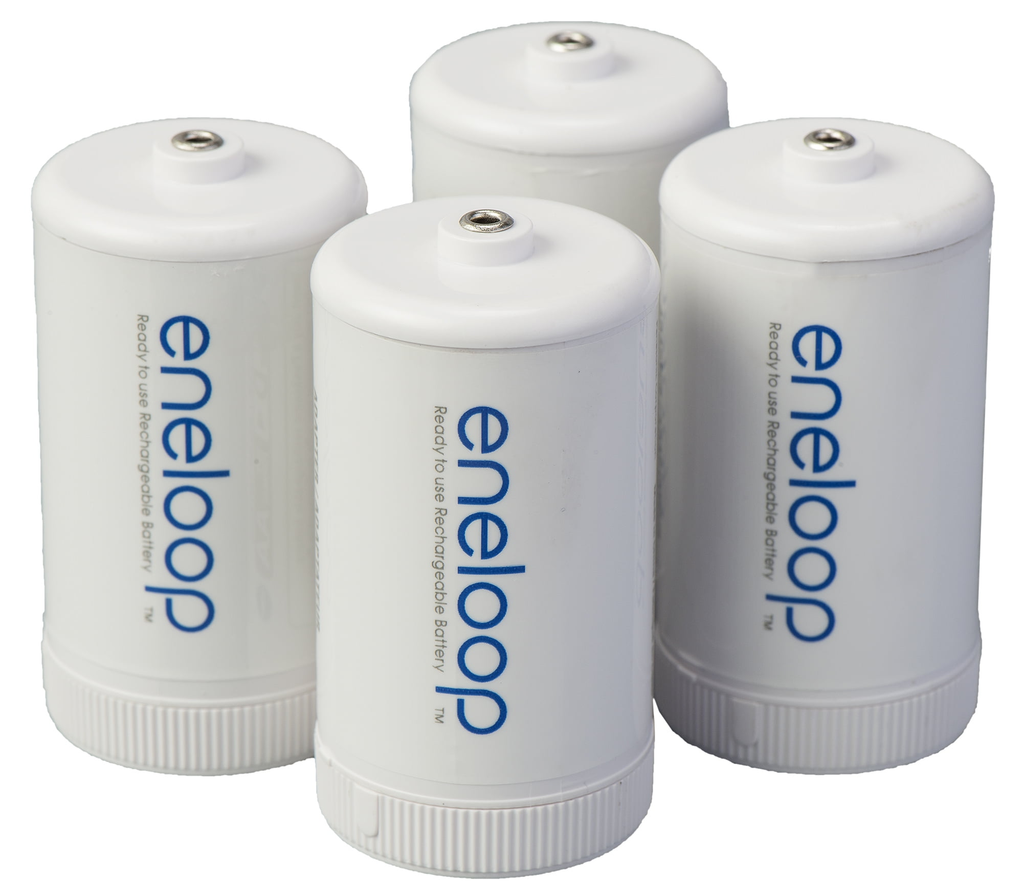 Panasonic BQ-BS1E4SA D Size Adapters, Use with Eneloop AA