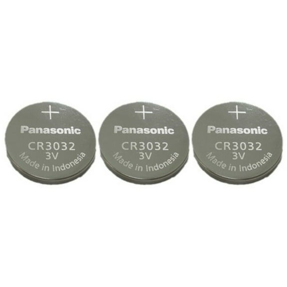 Panasonic Battery, Lithium Button Cell Cr3032- Cr 3032 (3 Pieces)