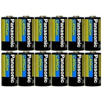 Panasonic CR123 CR123A 3V Lithium Battery 12 Pack