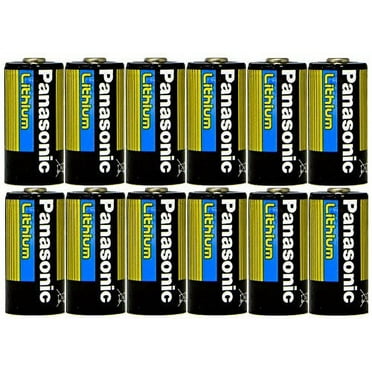 Panasonic CR123 CR123A 3V Lithium Battery 12 Pack