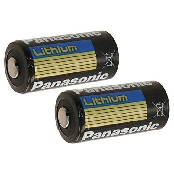 Panasonic CR123 CR123A 3V Lithium Battery (2 Pack)