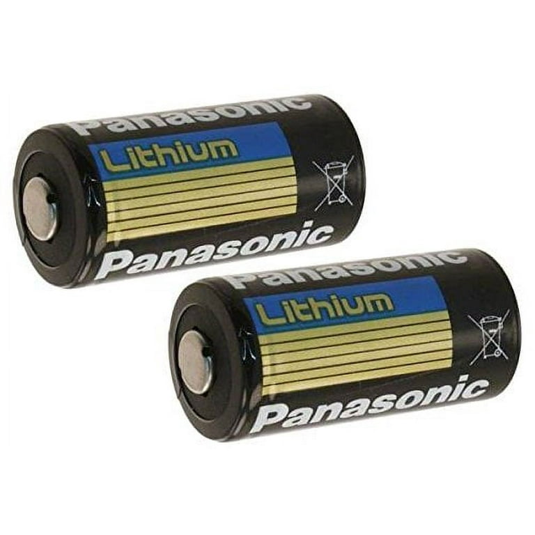 Panasonic 2 Pack Cr123A Cr123 Dl123 3V Photo Lithium Camera Battery -  Panasonic 