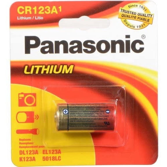 Panasonic CR123A 3V Lithium Battery (24 Pack)