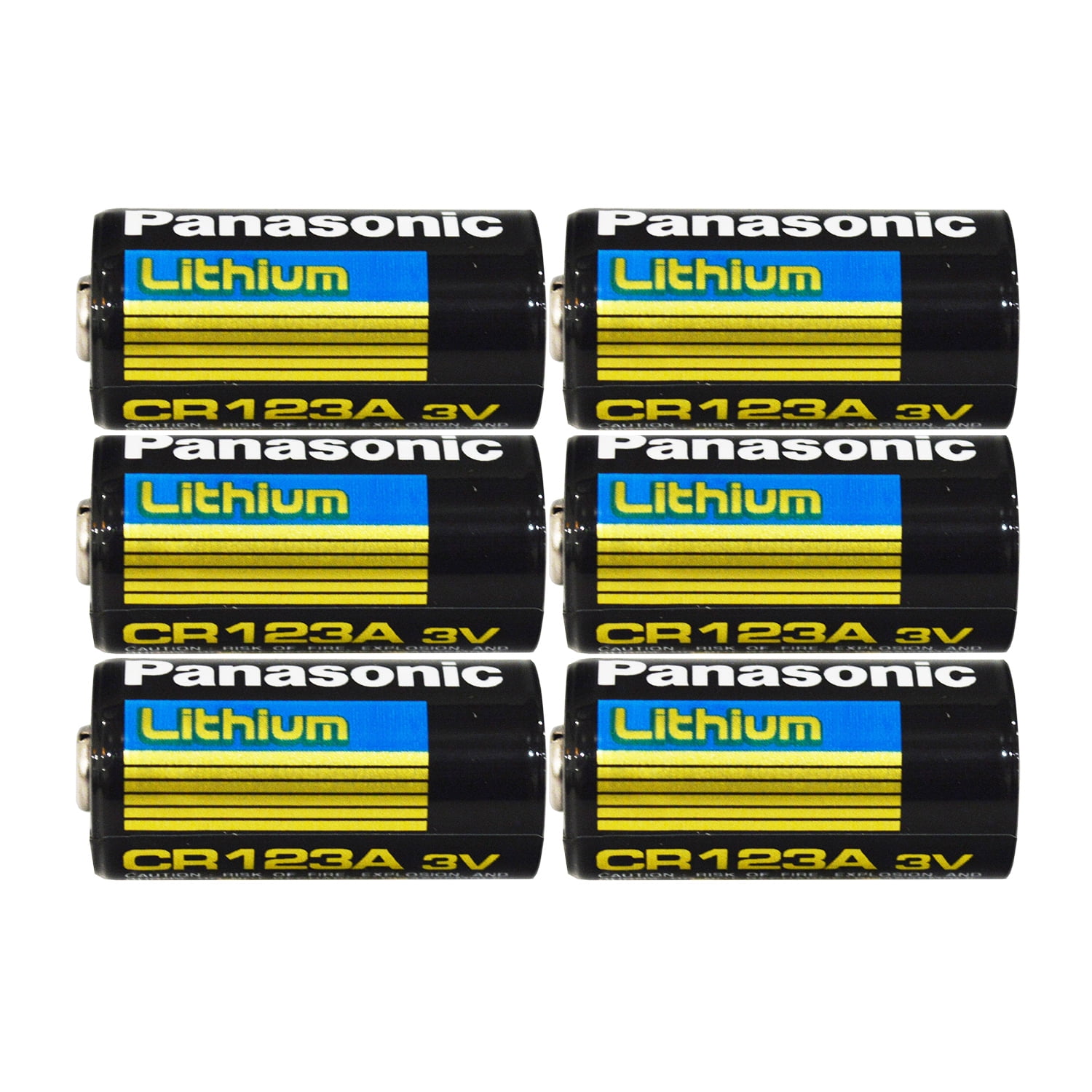 Panasonic CR123A 3V Long Lasting Lithium Batteries 