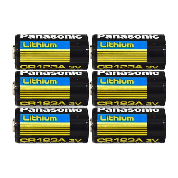 Panasonic CR123A 3V Long Lasting Lithium Batteries