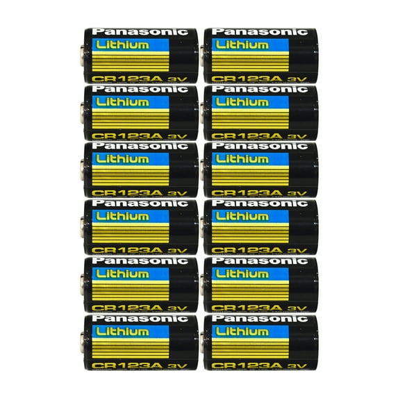 Panasonic CR123A 3V Long Lasting Lithium Batteries