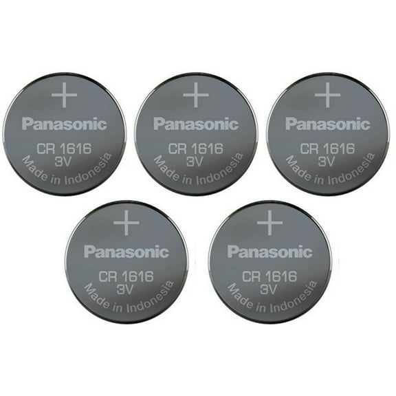 Panasonic CR1616 3V Lithium Button cell Battery x 5 batteries