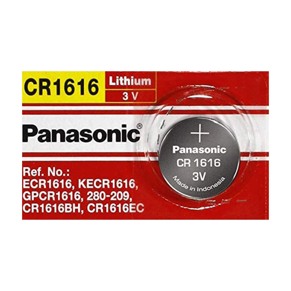 Panasonic CR1616 Lithium Battery - Requires Battery Holder - CR-1616