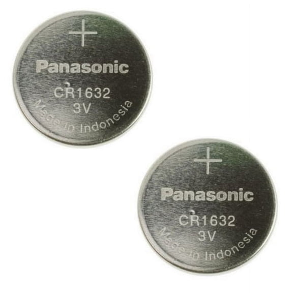 Panasonic CR1632 3V Lithium Coin Battery (Pack of 2)