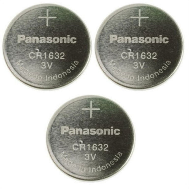 Panasonic CR1632 3V Lithium Coin Battery (Pack of 3)