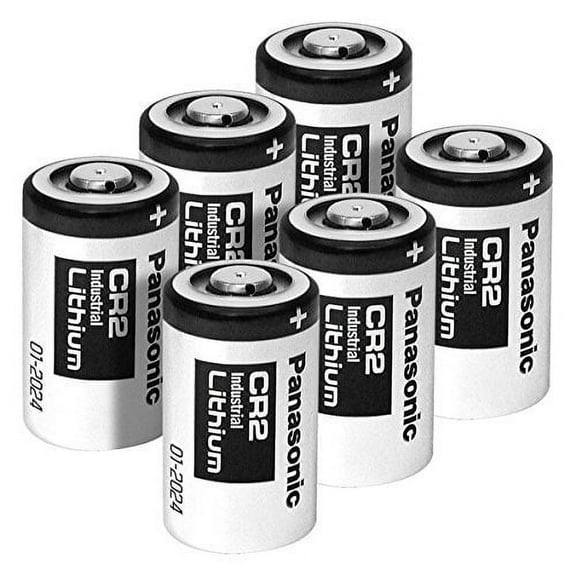 Panasonic CR2 Photo Lithium 3V Batteries for Mini 25 Mini 50 Mini 50S Mini 55 Pivi MP-100 & SP-1- Silver