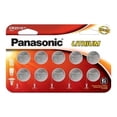 thumbnail image 1 of Panasonic CR2016 Lithium Coin Cell Batteries in Child Resistant, 10 Pack, 1 of 5