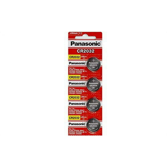 Panasonic CR2032 3V Lithium Coin Battery (Pack of 4)