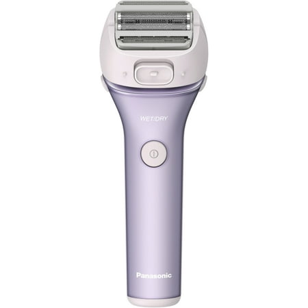 Panasonic - CloseCurves ES-WL80-V Rechargeable Wet/Dry Electric Shaver and Trimmer for Women - Purple