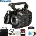 thumbnail image 1 of Panasonic AU-EVA1 Compact 5.7K Super 35mm Cinema Camera (AU-EVA1PJ) W/ 256GB Memory Card, Bag, Cleaning Kit, and More, 1 of 5