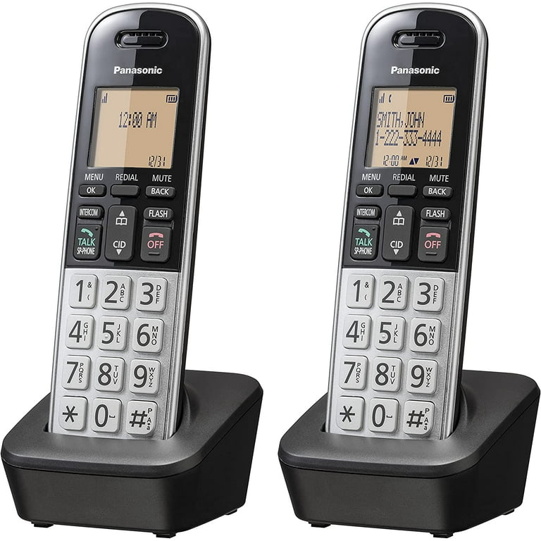 Panasonic Compact Cordless Phone with DECT 6.0, 1.6