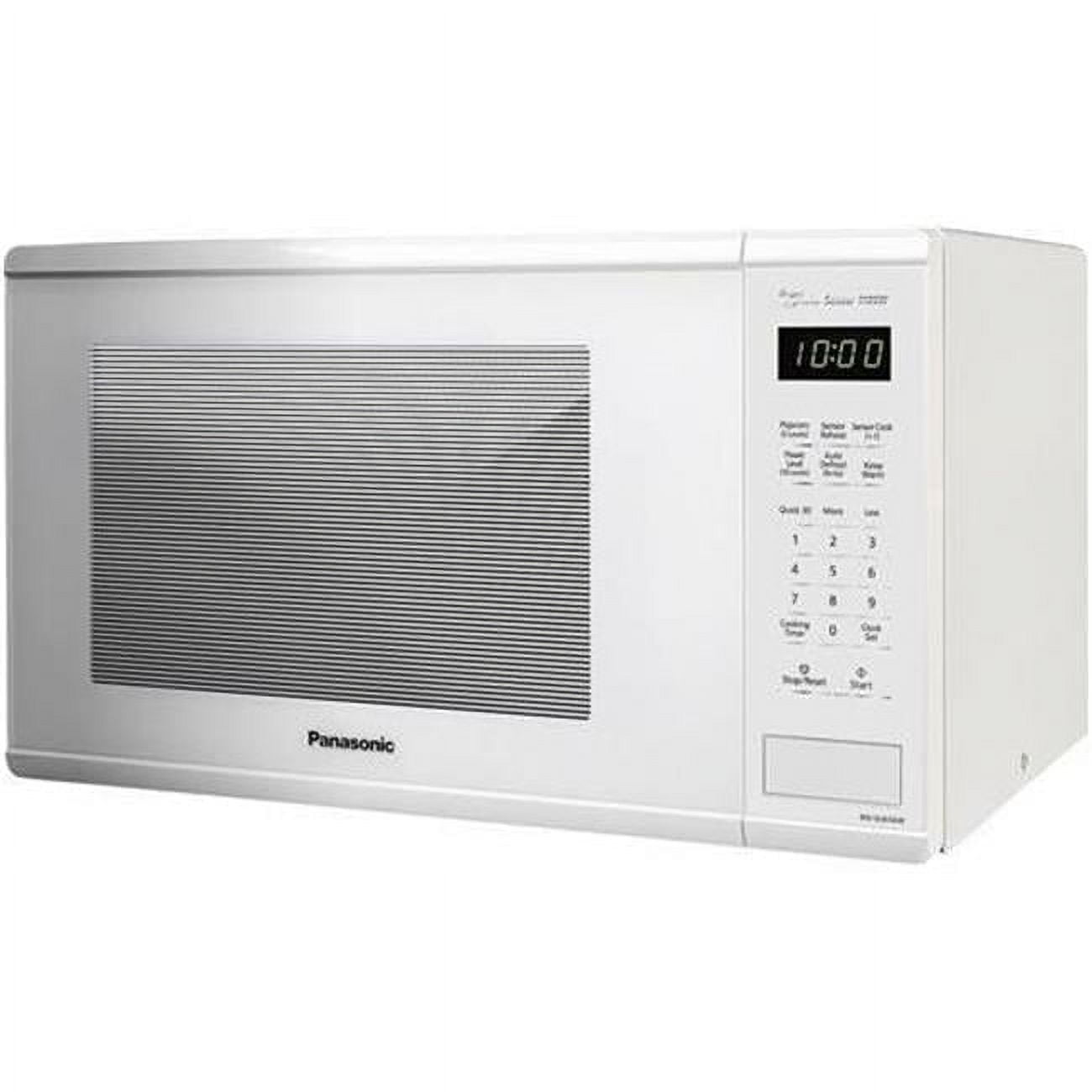 Panasonic New 1.3 Cu. ft. 1100W Genius Sensor Countertop Microwave Oven in White