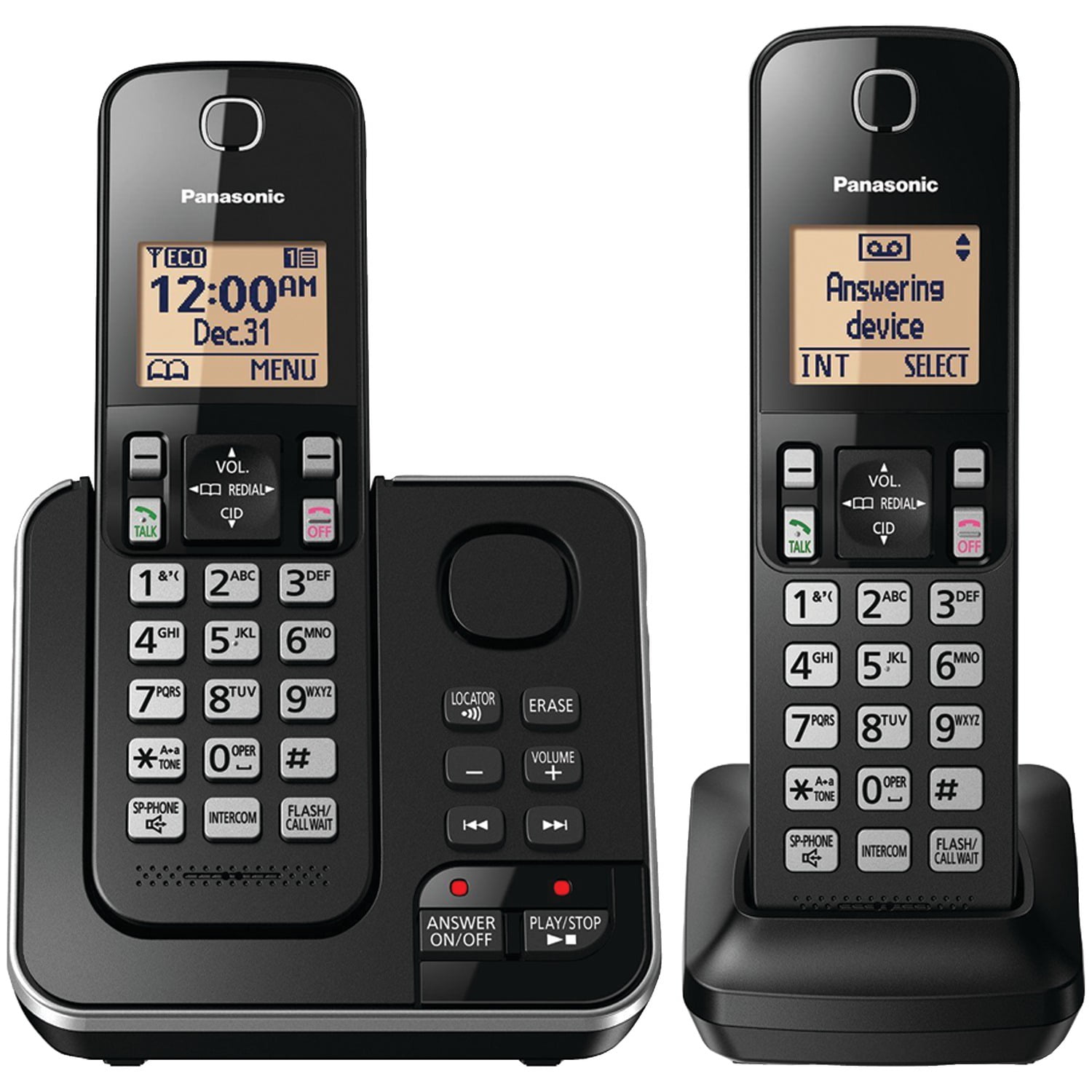 Panasonic Consumer DECT 6.0, 2 Handsets, CID, ITAD