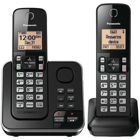 KX-TGC362B Dect 6.0 2-Handset Landline Telephone